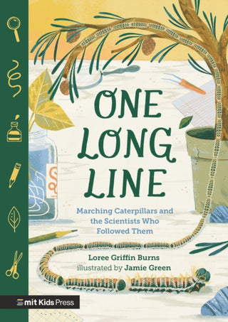 Cover image for 9781529519280 - One Long Line: Marching Caterpillars and the Scientists Who Followed Them
