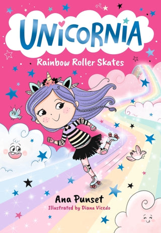 Cover image for 9781529529937 - Unicornia: Rainbow Roller Skates