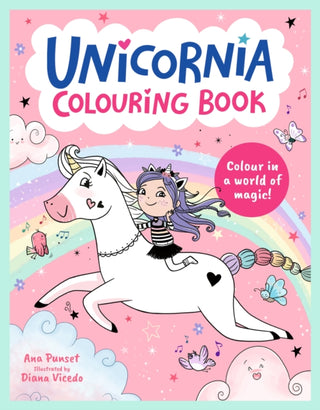 Cover image for 9781529535778 - Unicornia Colouring Book