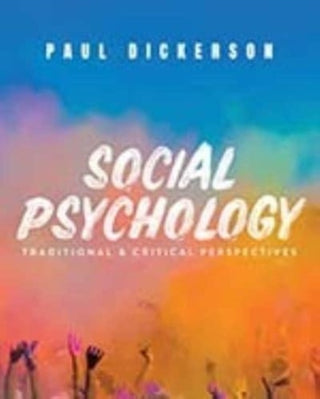Cover image for 9781529732085 - Social Psychology