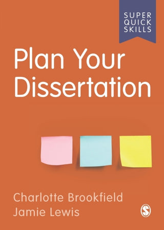 Cover image for 9781529790825 - Plan Your Dissertation