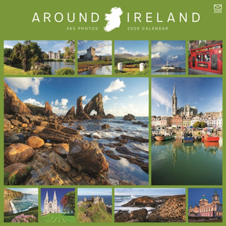 Cover image for 9781529828214 - Around Ireland Square Wall Calendar 2026