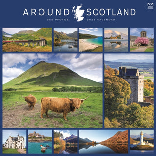 Cover image for 9781529828221 - Around Scotland Square Wall Calendar 202