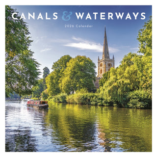 Cover image for 9781529828269 - Canals Waterways Square Wall Calendar 20