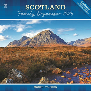 Cover image for 9781529828344 - Scotland Family Organiser Planner Wall C