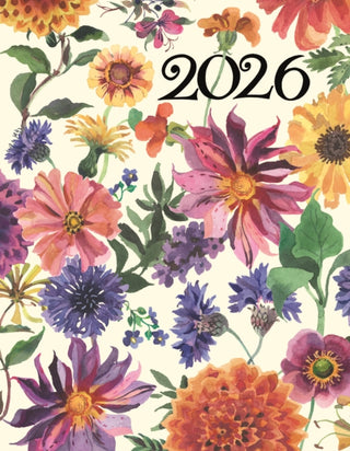 Cover image for 9781529828429 - Emma Bridgewater Garden Flowers Deluxe A5 Diary 2026