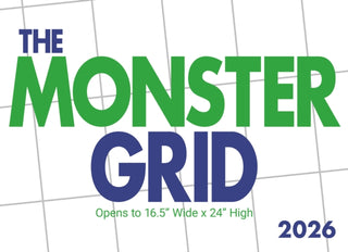 Cover image for 9781529830422 - Monster Grid Sunday Start Wall Calendar