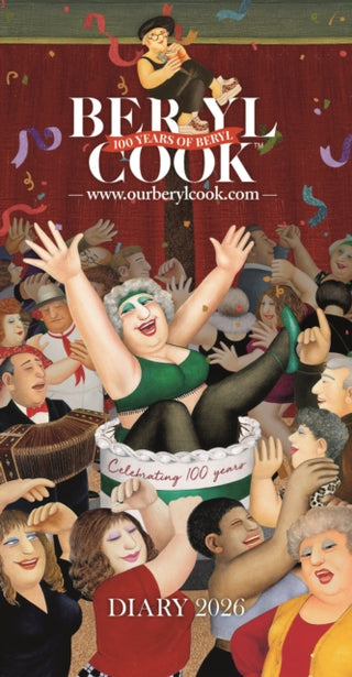 Cover image for 9781529836325 - Beryl Cook Deluxe Slim Diary 2026