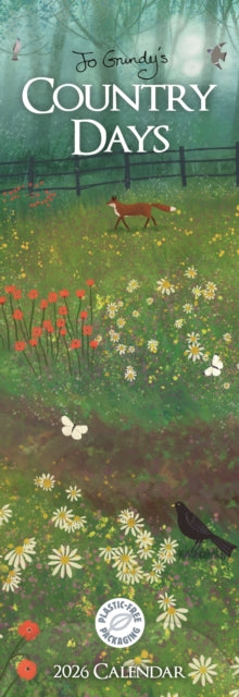 Cover image for 9781529838084 - Country Days Jo Grundy Slim Calendar 202