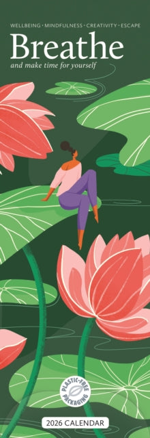 Cover image for 9781529839654 - Breathe Slim Calendar 2026
