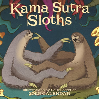 Cover image for 9781529847451 - Kama Sutra Sloths Square Wall Sunday Sta