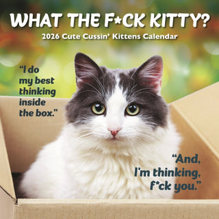Cover image for 9781529847604 - What The Fck Kitty Square Wall Sunday St