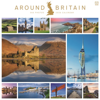Cover image for 9781529847772 - Around Britain Square Wall Calendar 2026