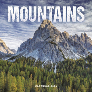 Cover image for 9781529847901 - Mountains Square Wall Calendar 2026