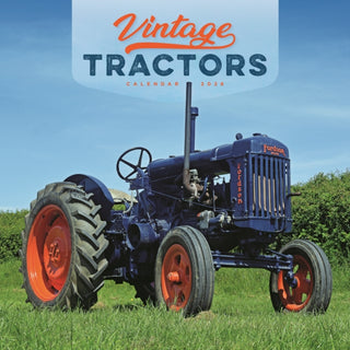 Cover image for 9781529847956 - Vintage Tractors Square Wall Calendar 20
