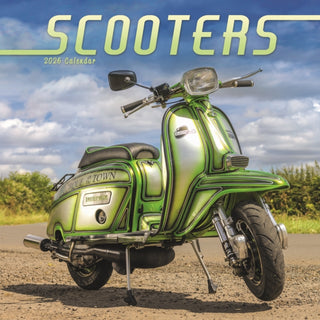 Cover image for 9781529848175 - Scooters Square Wall Calendar 2026