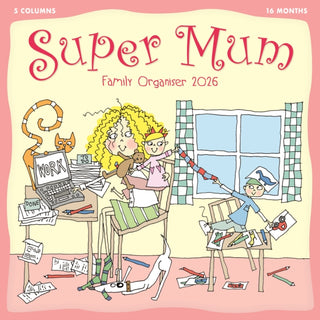 Cover image for 9781529848274 - Super Mum Kim Nash Planner Wall Calendar