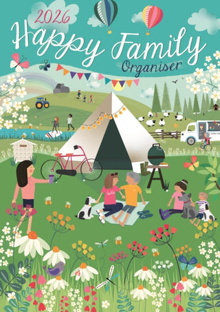 Cover image for 9781529848311 - Happy Family Planner A3 Calendar 2026
