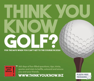 Cover image for 9781529848649 - Think You Know Golf Box Calendar 2026