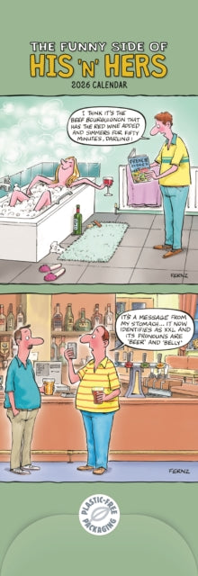 Cover image for 9781529849035 - Funny Side Of His N Hers Planner Slim Ca