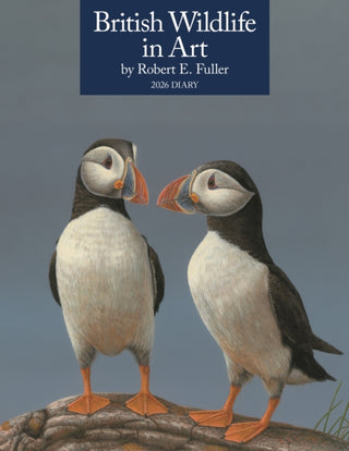 Cover image for 9781529849196 - British Wildlife in Art by Robert Fuller Deluxe Diary A5 2026
