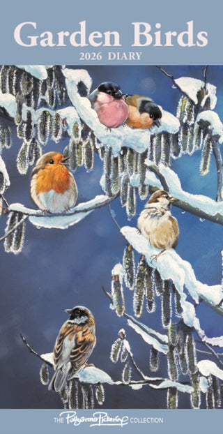Cover image for 9781529849561 - Garden Birds by Pollyanna Slim Diary 2026