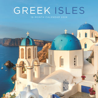 Cover image for 9781529849738 - Greek Isles Square Mini Sunday Start Cal