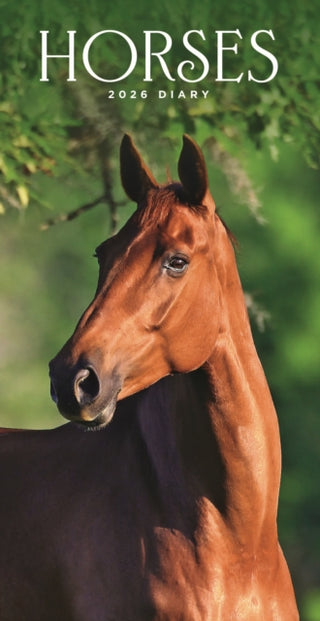 Cover image for 9781529849844 - Horses Slim Diary 2026