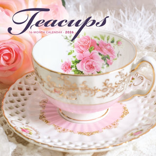 Cover image for 9781529850307 - Teacups Square Wall Sunday Start Calenda