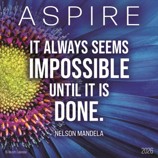 Cover image for 9781529850321 - Aspire Square Wall Sunday Start Calendar