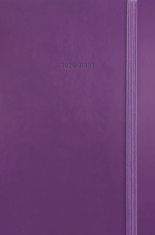 Cover image for 9781529850413 - Purple Soft Touch Pocket Diary 2026