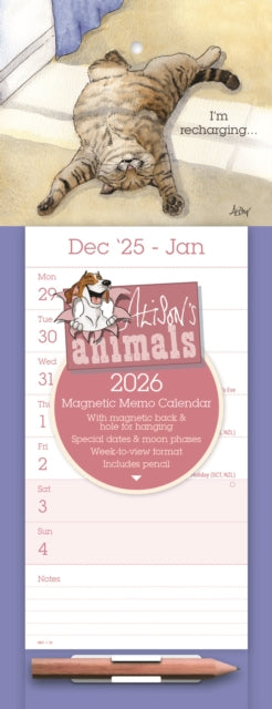 Cover image for 9781529851410 - Alisons Animals Weektoview Magnetic Cale