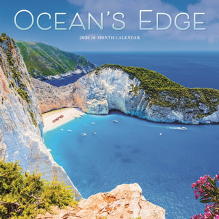 Cover image for 9781529851830 - Oceans Edge Square Wall Sunday Start Cal
