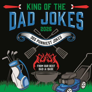 Cover image for 9781529852103 - King Of The Dad Jokes Square Wall Sunday