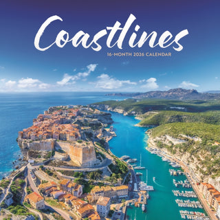 Cover image for 9781529852134 - Coastlines Square Wall Sunday Start Cale