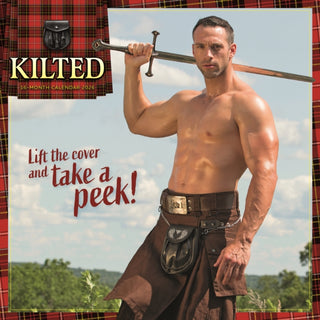 Cover image for 9781529852639 - Kilted Square Wall Sunday Start Calendar