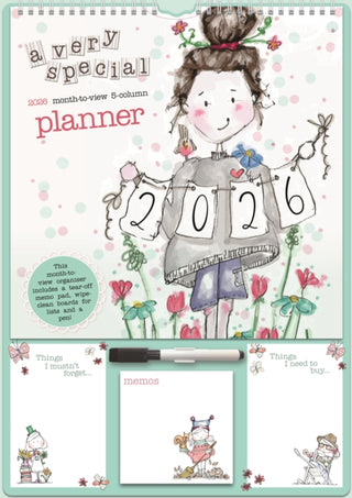 Cover image for 9781529852684 - Tracey Russell Deluxe Planner A3 Calenda