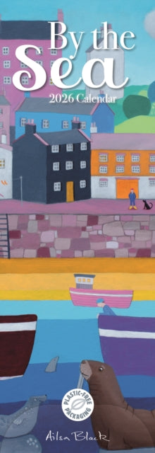 Cover image for 9781529853193 - By The Sea Slim Calendar 2026