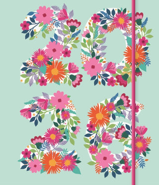 Cover image for 9781529854022 - Floral Numbers Pocket Diary 2026