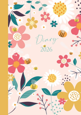 Cover image for 9781529854060 - Contemporary Flowers A6 Diary  2026