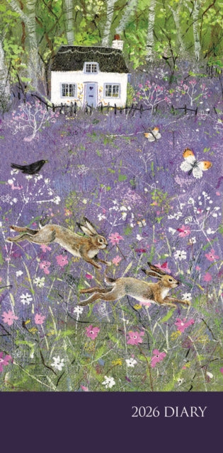 Cover image for 9781529854084 - Bluebell Cottage Deluxe Slim Diary  2026