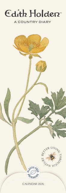 Cover image for 9781529854749 - Edith Holden Country Diary Slim Calendar