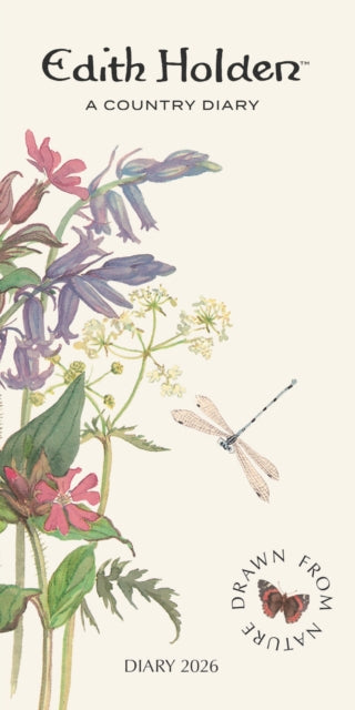 Cover image for 9781529854756 - Edith Holden Country Deluxe Diary Slim Diary 2026