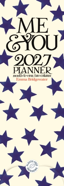 Cover image for 9781529862959 - Emma Bridgewater, Blue Star Slim Planner
