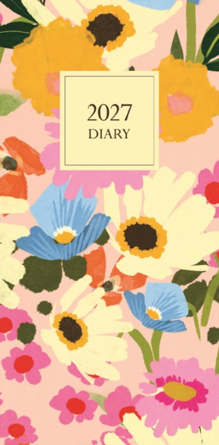 Cover image for 9781529865882 - Fashion Diary Contemporary Floral Slim Diary