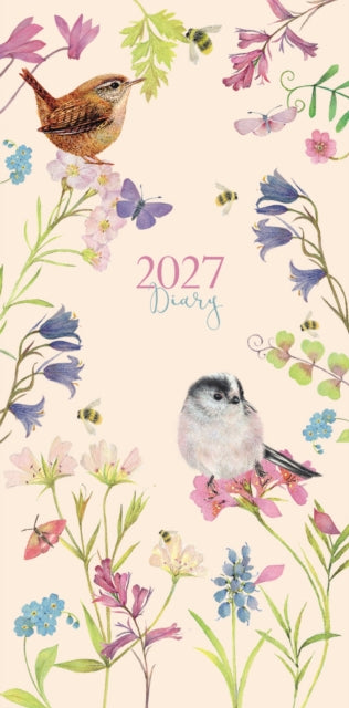 Cover image for 9781529866025 - Fashion Diary Bird Floral Slim D