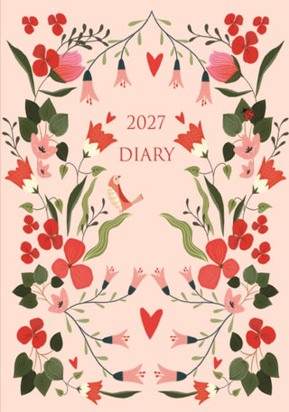 Cover image for 9781529866056 - Fashion Diary Pink Bird Floral A6 D