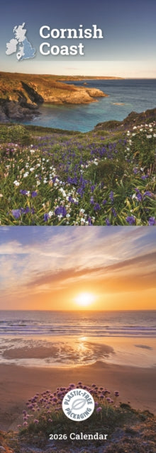 Cover image for 9781529896671 - Cornish Coast Slim Calendar 2026