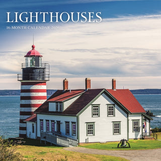 Cover image for 9781529897395 - Lighthouses Square Wall Sunday Start Cal
