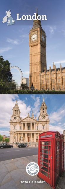 Cover image for 9781529897470 - London Slim Calendar 2026